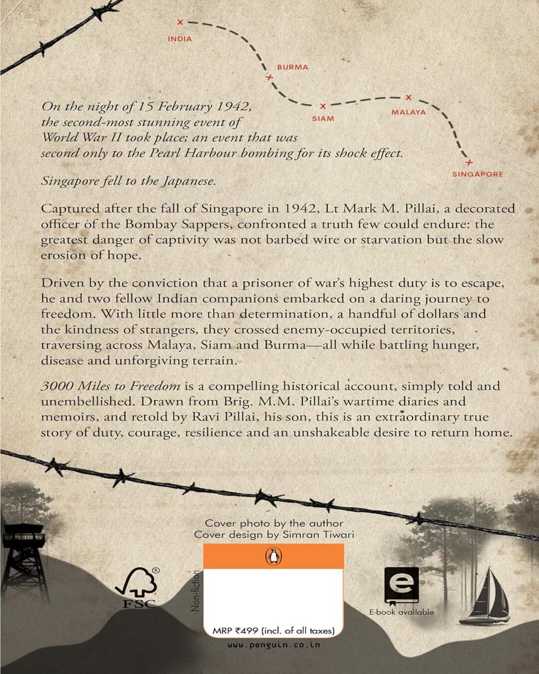 3000-miles-to-freedom-brig-m-m-pillai-prh-india-local-print