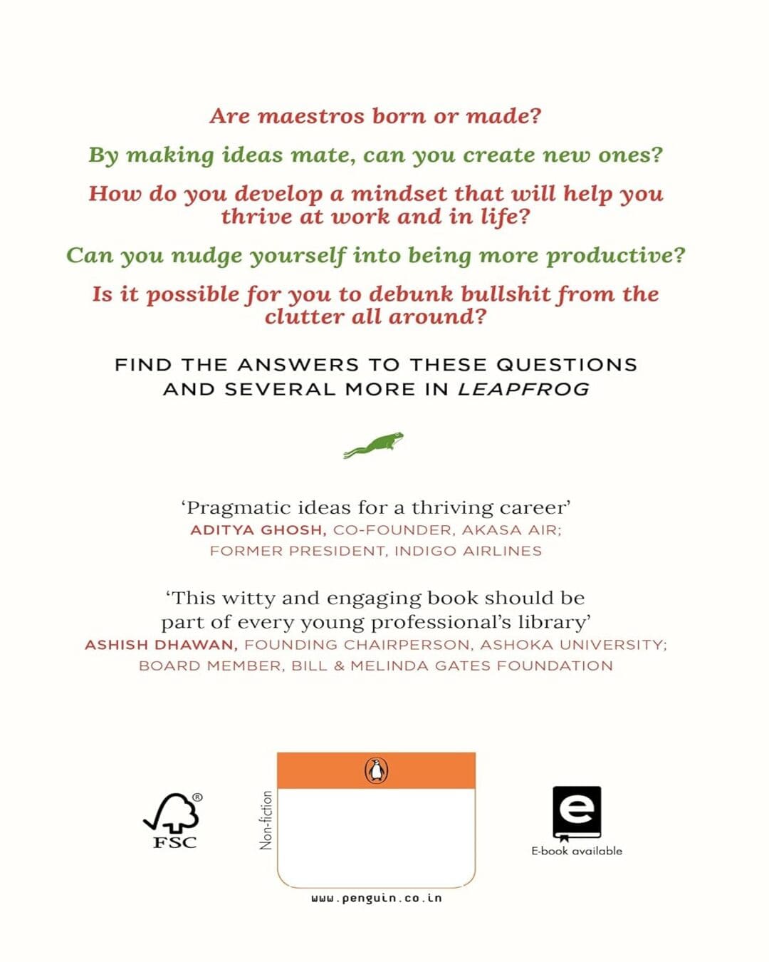 leapfrog-six-practices-to-thrive-at-work-hardcover-mukesh-sud-priyank-narayan-penguin-random-house