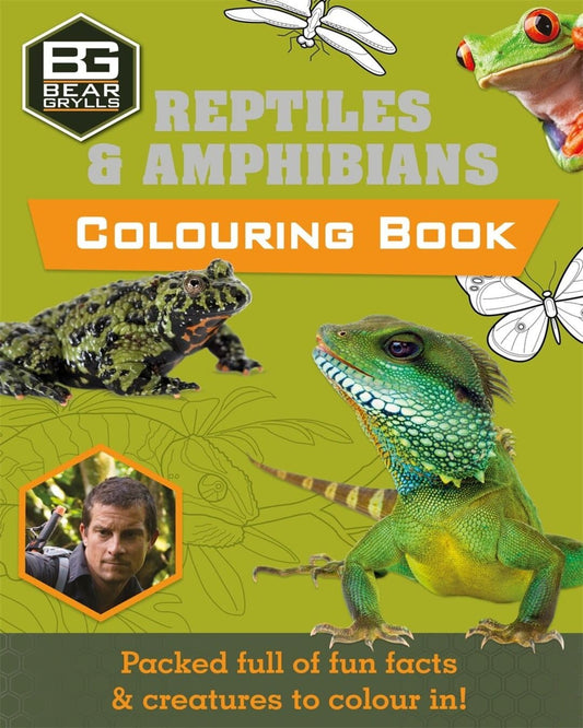 Bear Grylls Colouring Books: Reptiles by Bear Grylls [Paperback] - versoz.com
