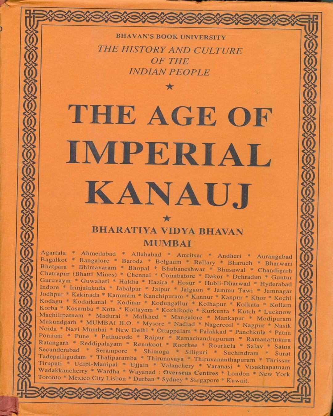 The Age of Imperial Kanauj Vol 4 [Hardcover] - versoz.com