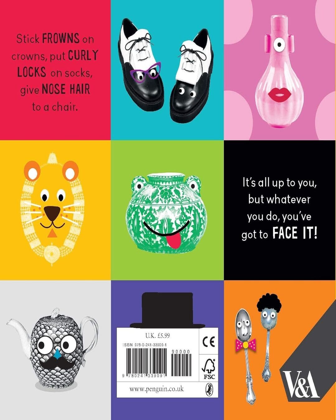 Making Faces: A Sticker Book (V & A) by Puffin [Paperback] - versoz.com