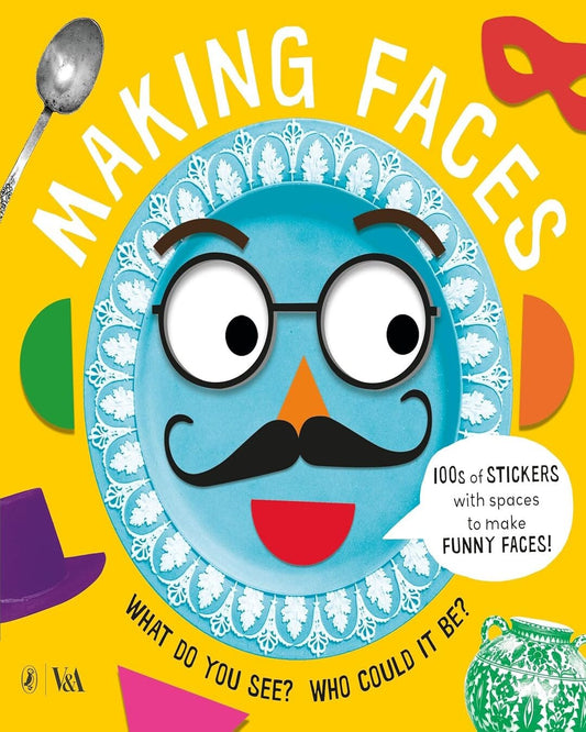 Making Faces: A Sticker Book (V & A) by Puffin [Paperback] - versoz.com