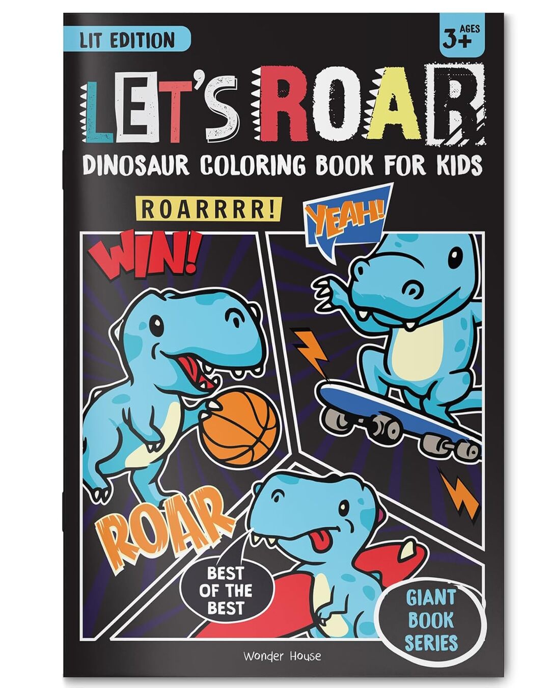 Lets Roar Giant Coloring Book For Kids by Wonder House Books [Paperback] - versoz.com