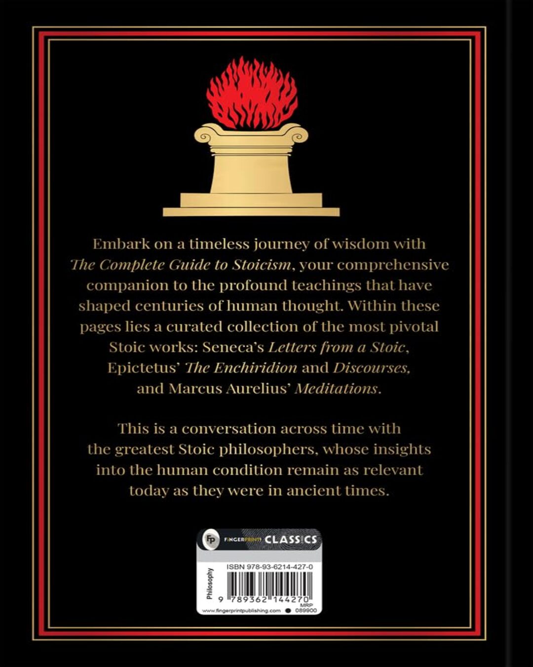 The Complete Guide To Stoicism (Deluxe Hardbound Edition) by Epictetus and Marcus Aurelius Seneca [Hardcover] - versoz.com