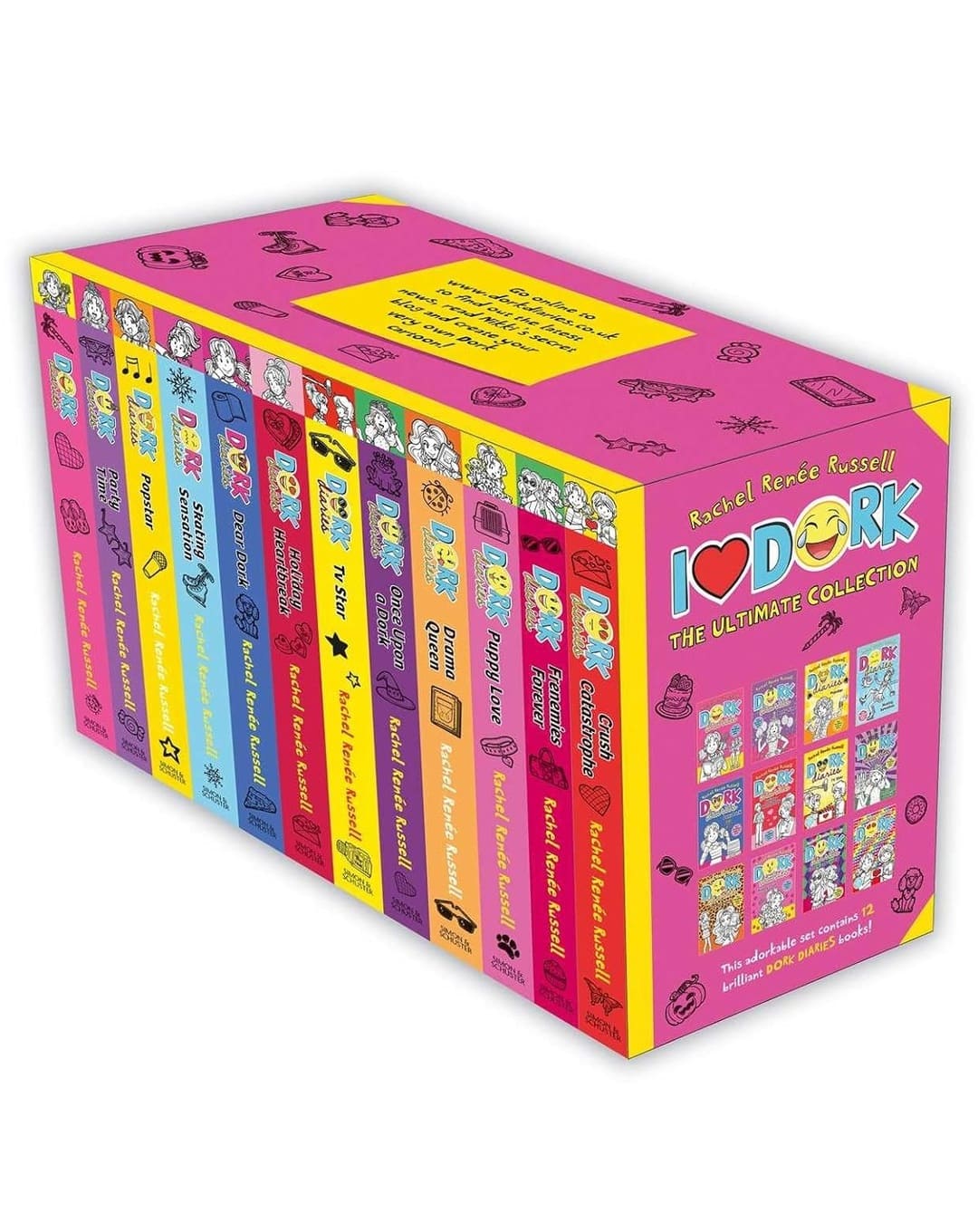 I Love Dork! (Books 1-12) by Rachel Renee Russell [Paperback Box Set] - versoz.com