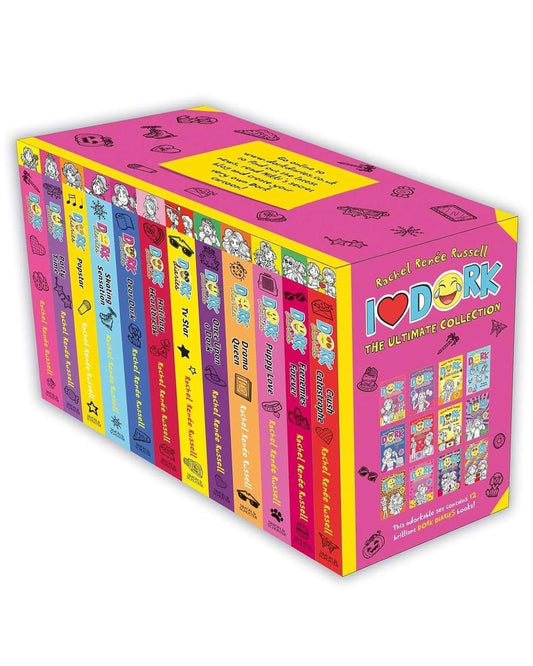 I Love Dork! (Books 1-12) by Rachel Renee Russell [Paperback Box Set] - versoz.com