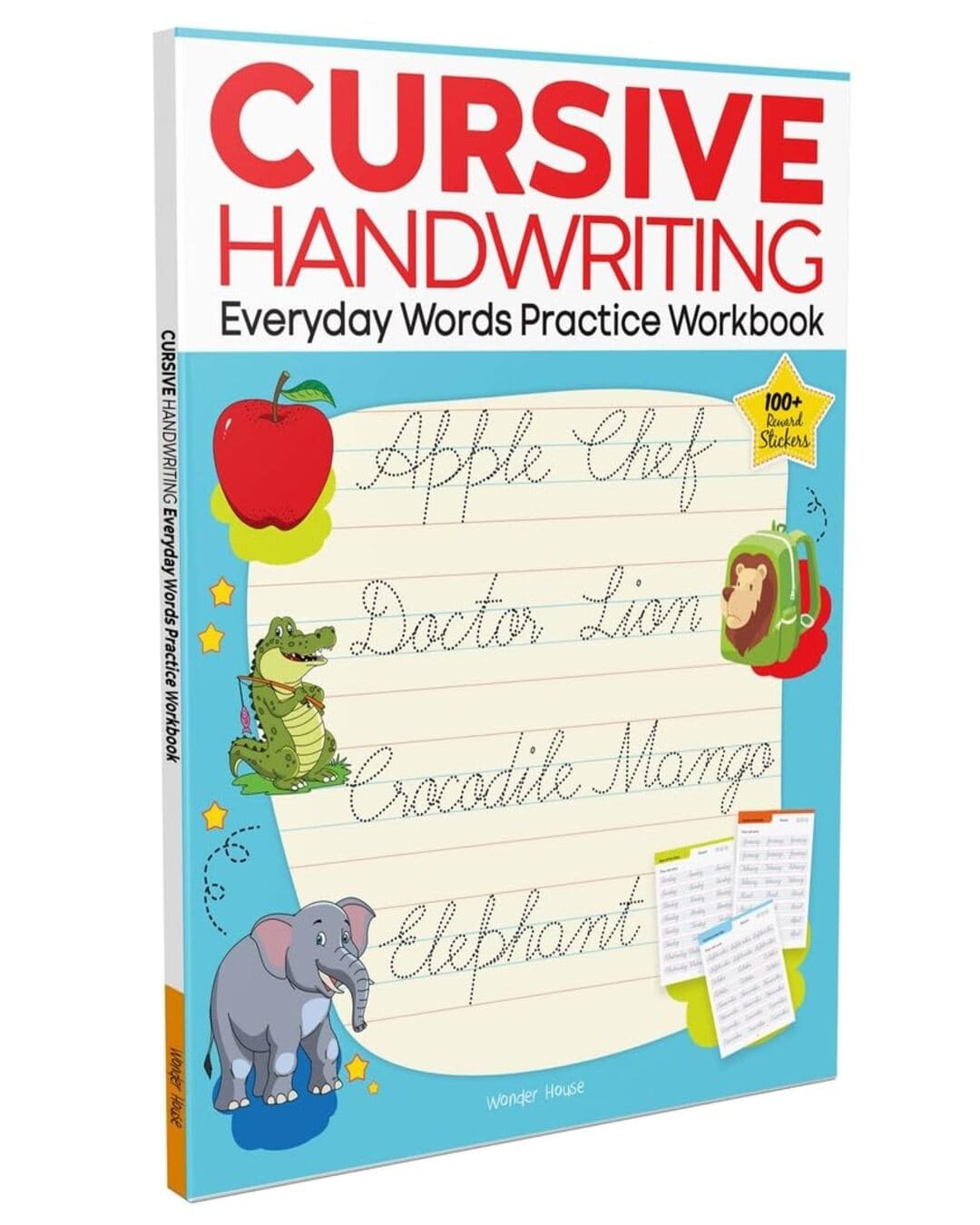 Cursive Handwriting - Everyday Words: Practice Workbook For Children by Wonder House Books [Paperback] - versoz.com