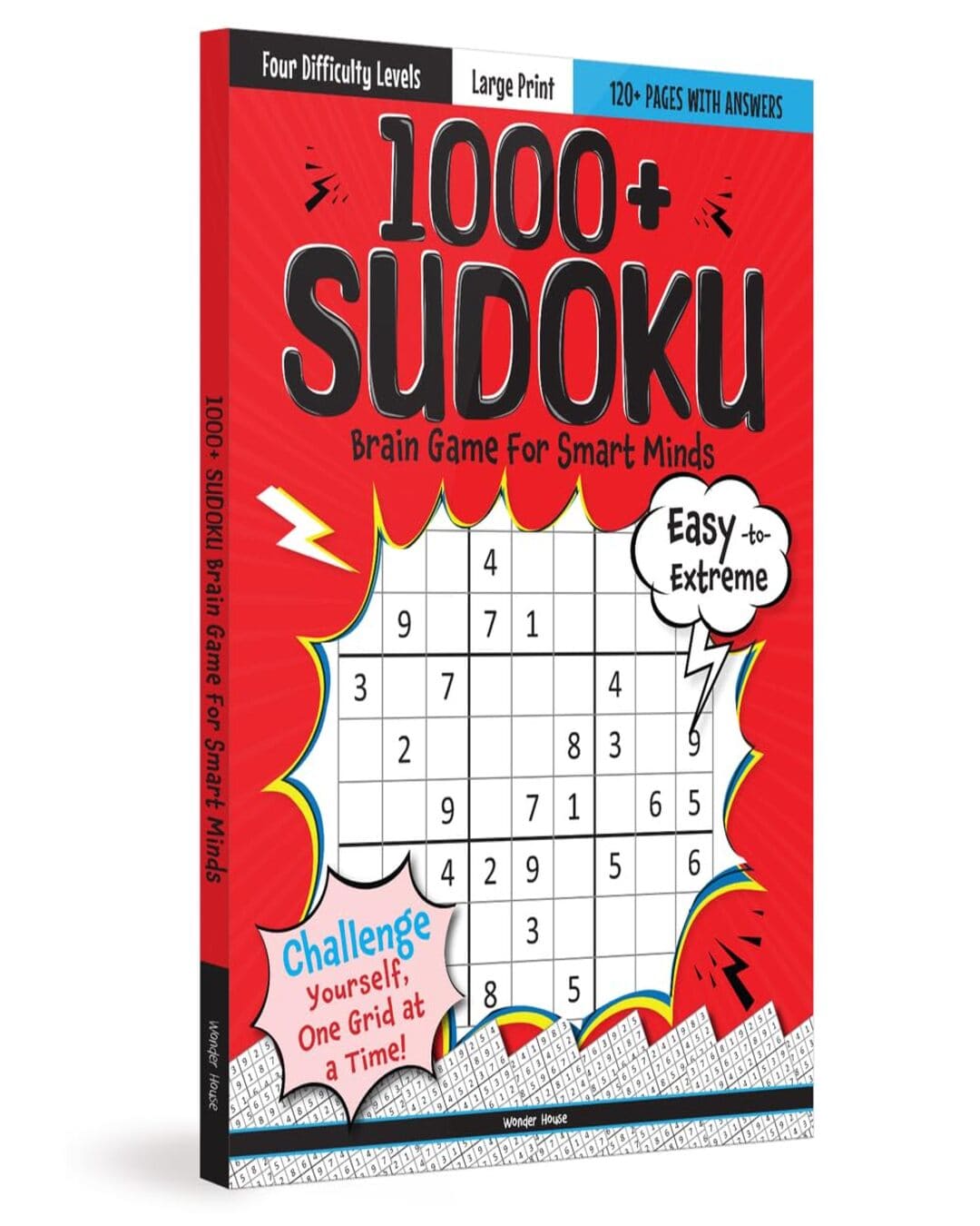 1000+ Sudoku Brain games for smart minds by Wonder House Books [Paperback] - versoz.com