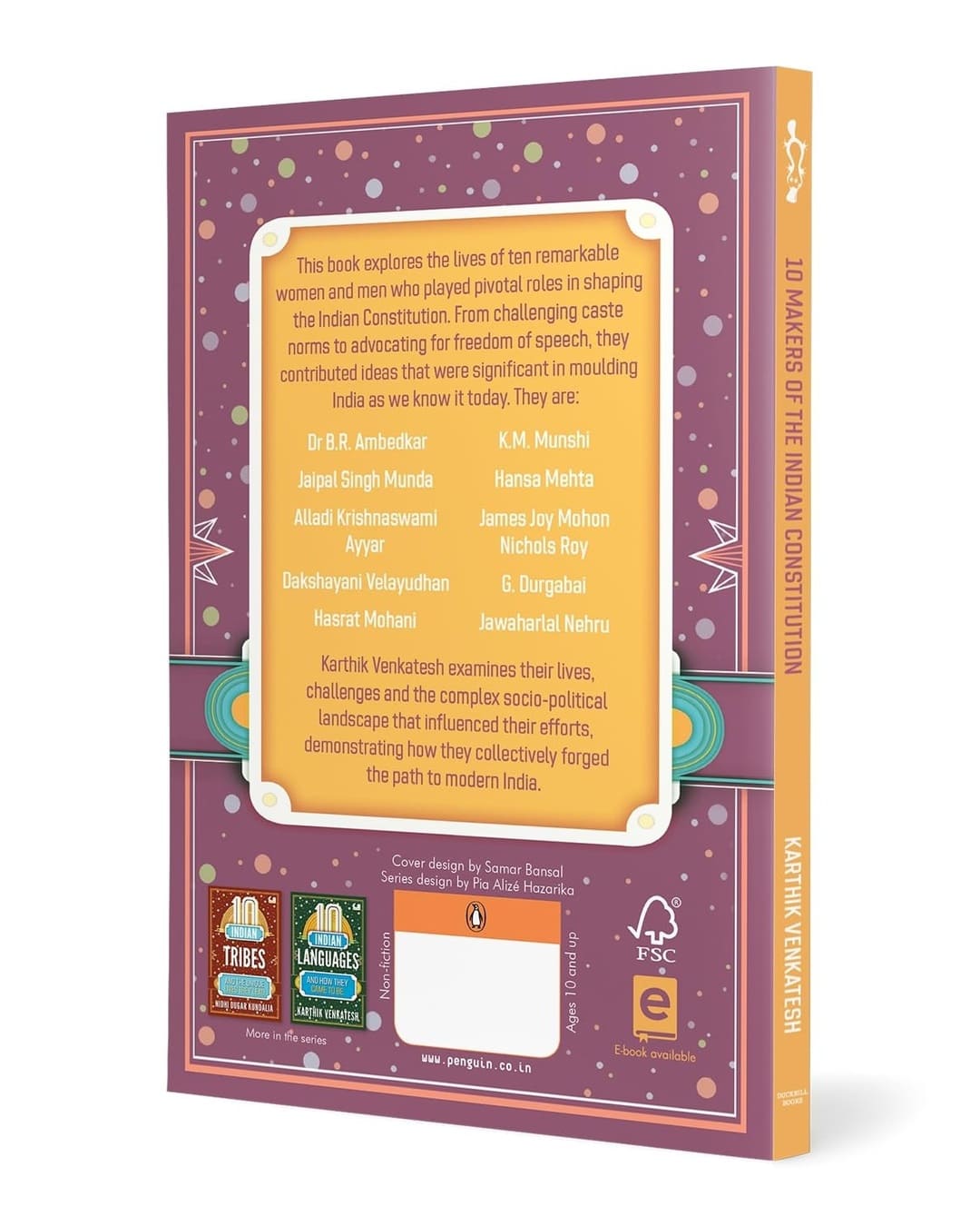 10 Makers of the Indian Constitution by Karthik Venkatesh [Paperback] - versoz.com