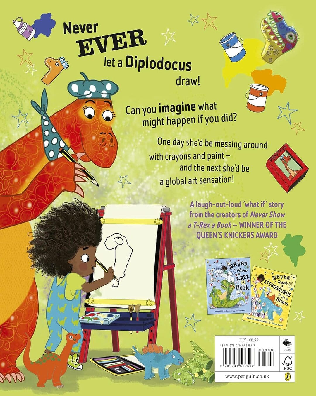 Never Let A Diplodocus Draw by Sirdeshpande, Rashmi [Paperback] - versoz.com