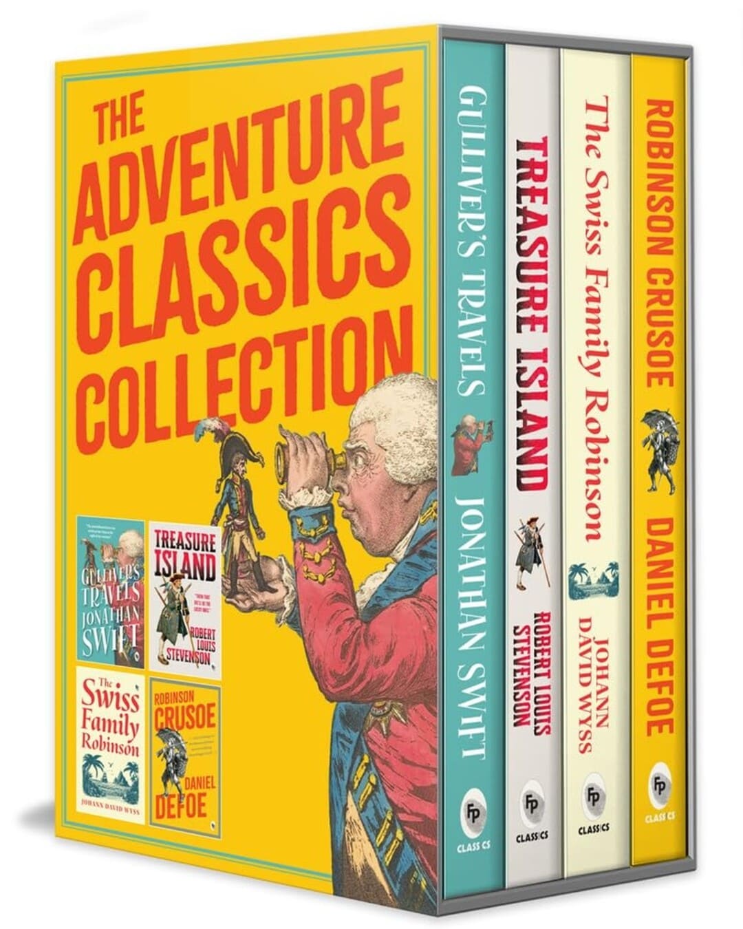 The Adventure Classics Collection by Johann David Wyss Daniel Defoe, Robert Louis Stevenson, Jonathan Swift [Paperback] - versoz.com