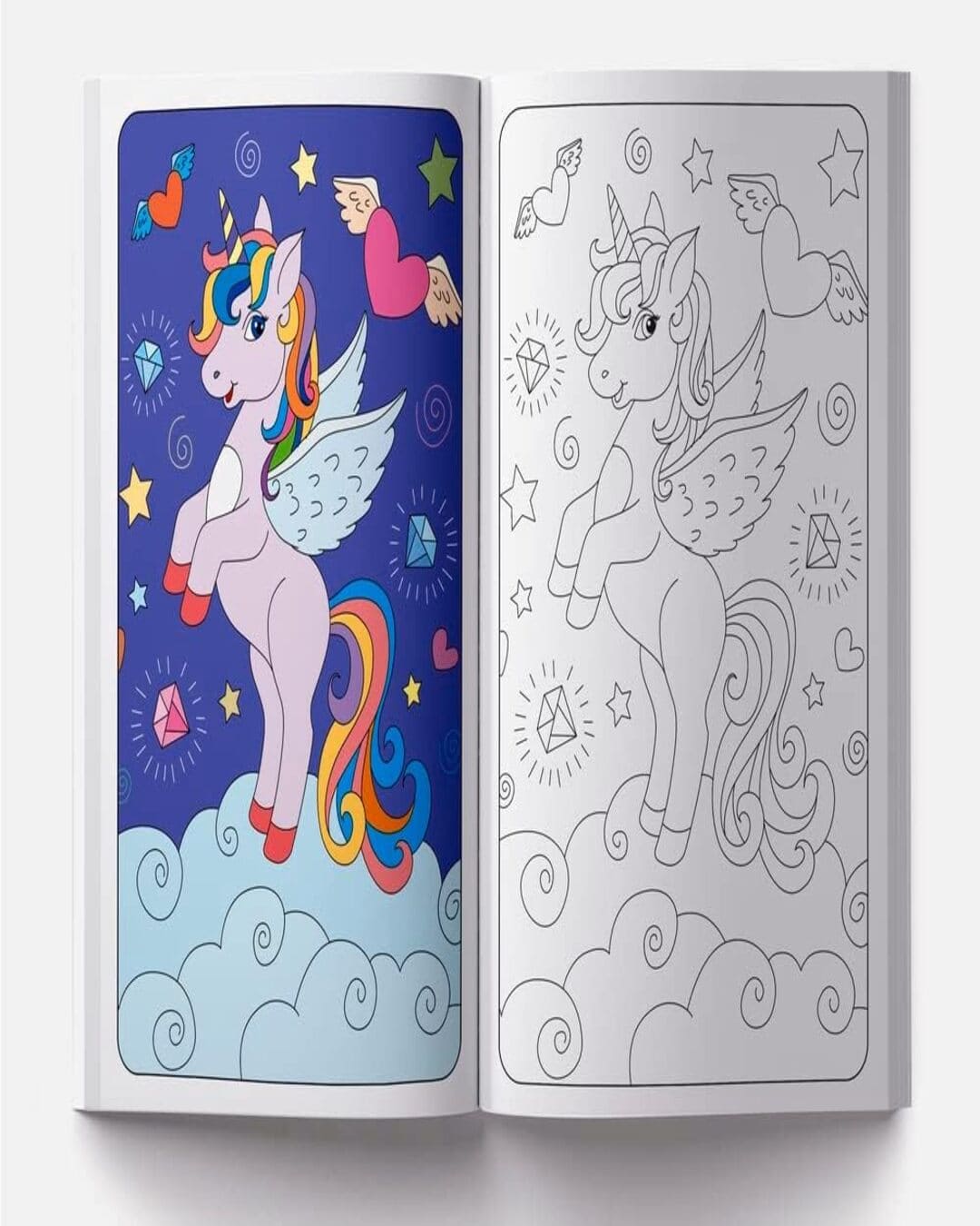 Its Ok to Be A Unicorn Coloring Book - Giant Book Series: Jumbo Sized Colouring Book For Children by Wonder House Books [Paperback] - versoz.com