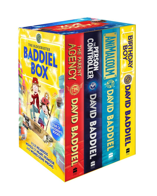 The Blockbuster Baddiel Box 4 Books Box Set by David Baddiel (Author), Jim Field (Illustrator) [Paperback] - versoz.com