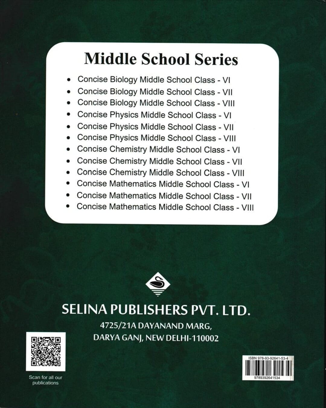 Concise Physics, Chemistry & Biology - Middle School Class 7 (NEP 2020) for 2027 Examinations