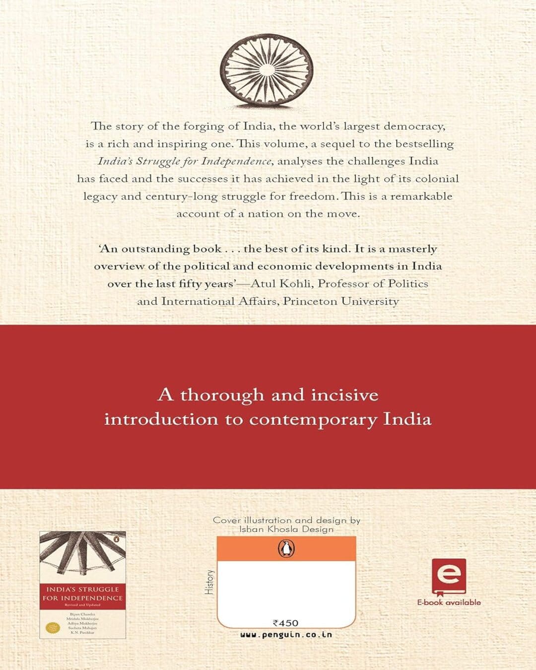 India Since Independence by Bipan Chandra, Mridula Mukherjee & Aditya Mukherjee [Paperback] - versoz.com