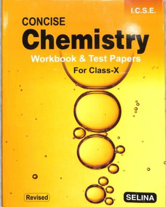 Concise Chemistry Workbook & Test Papers Class 10 ICSE (Revised) - versoz.com