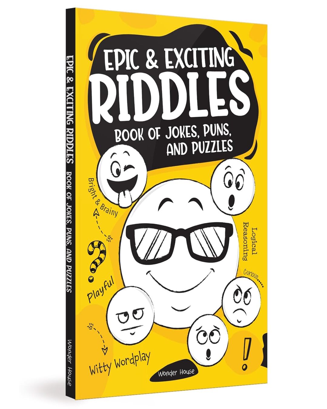 Epic And Exciting Riddles Book Of Jokes, Puns, And Puzzles by Wonder House Books [Paperback] - versoz.com