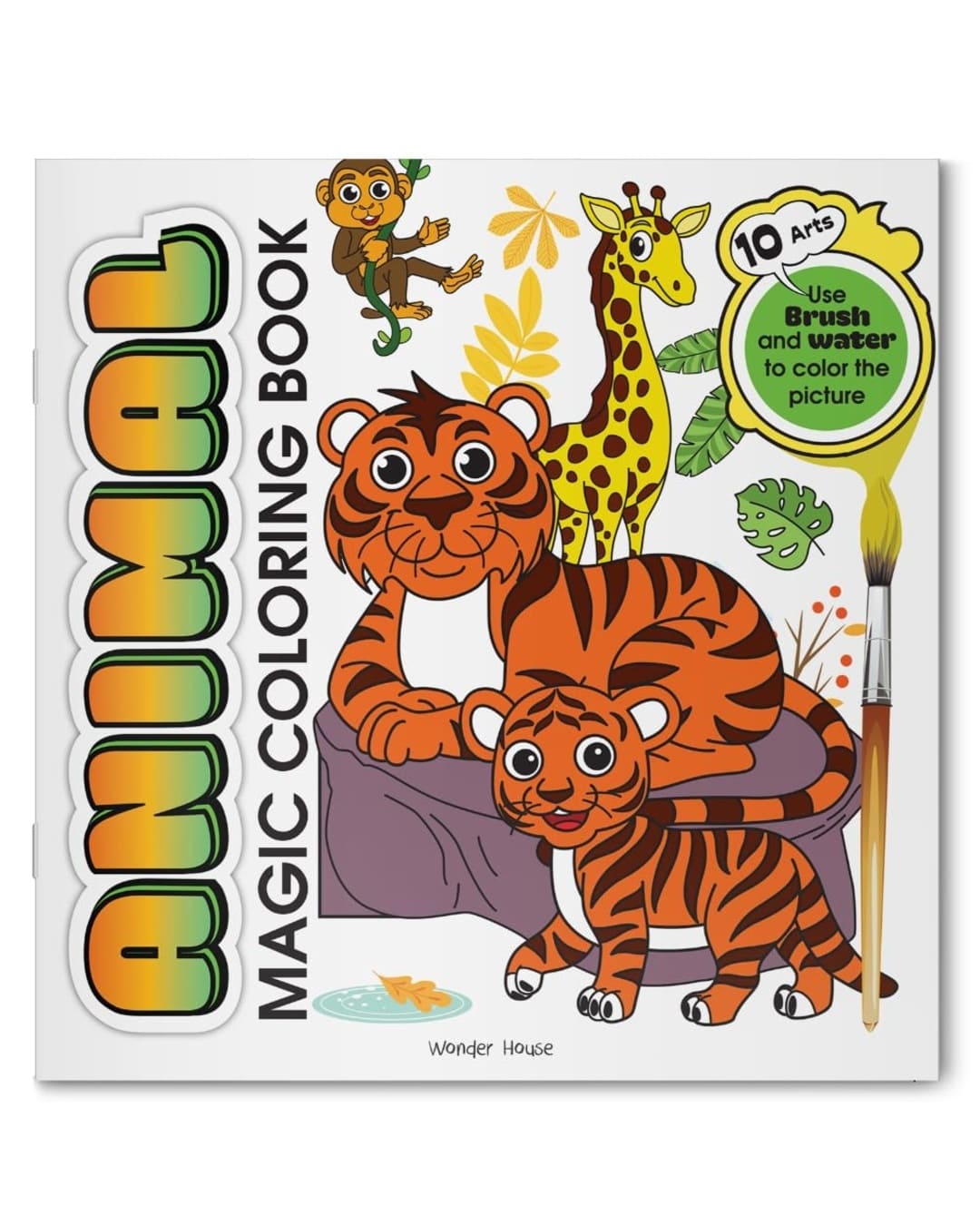 Animal Magic Coloring Book by Wonder House Books [Paperback] - versoz.com