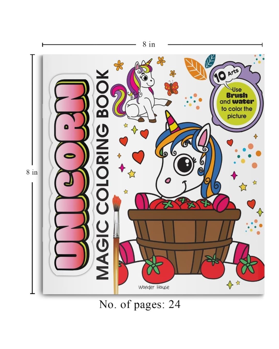 Unicorn Magic Coloring Book by Wonder House Books [Paperback] - versoz.com
