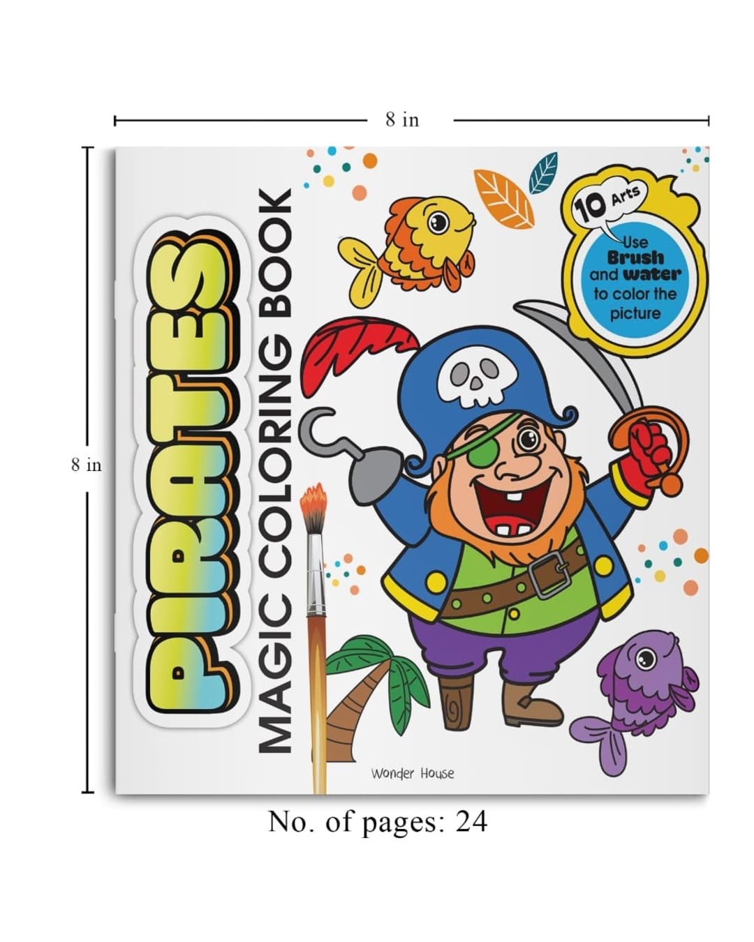 Pirates Magic Colouring Book by Wonder House Books [Paperback] - versoz.com