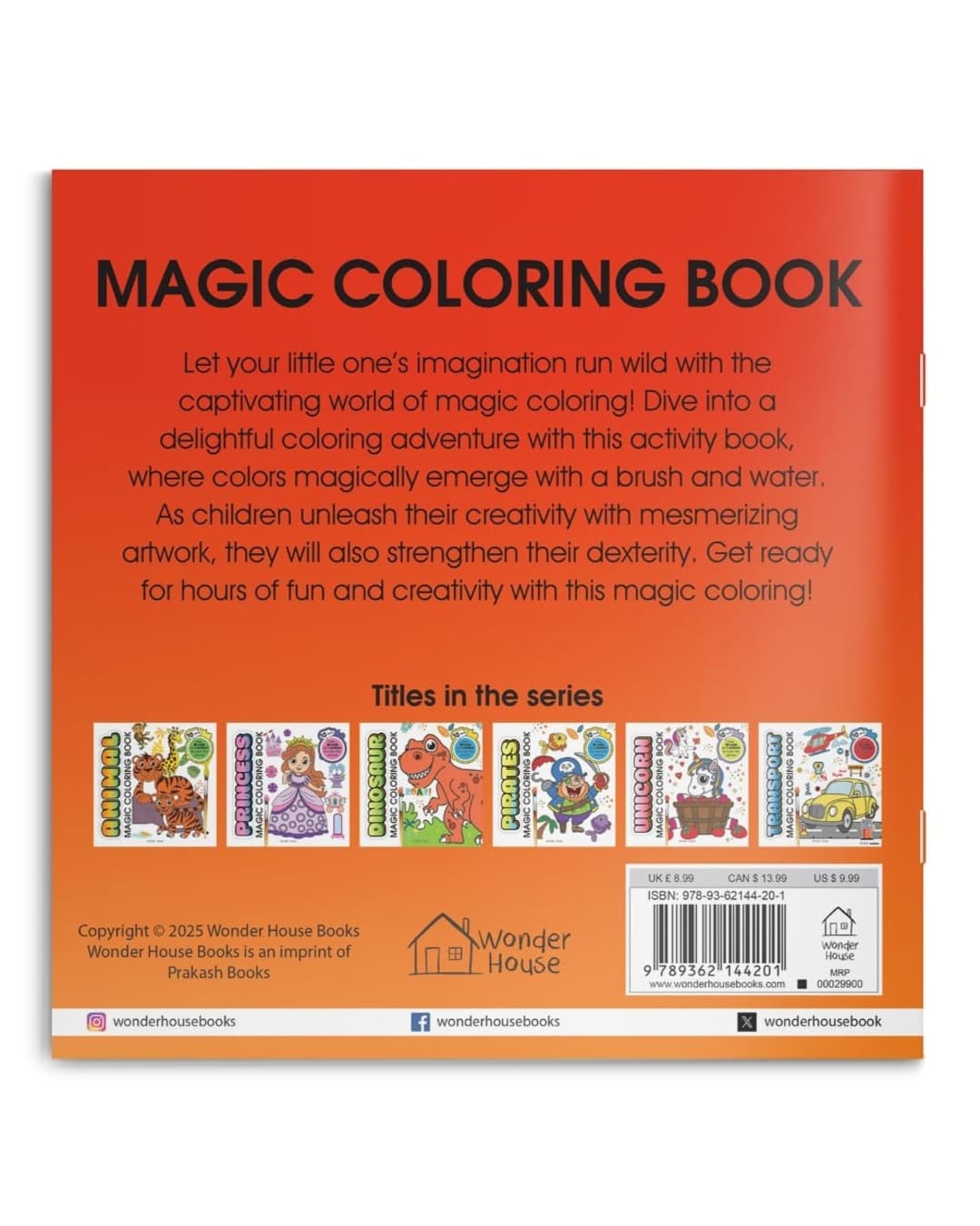 Adventure Magic Coloring Book by Wonder House Books [Paperback] - versoz.com