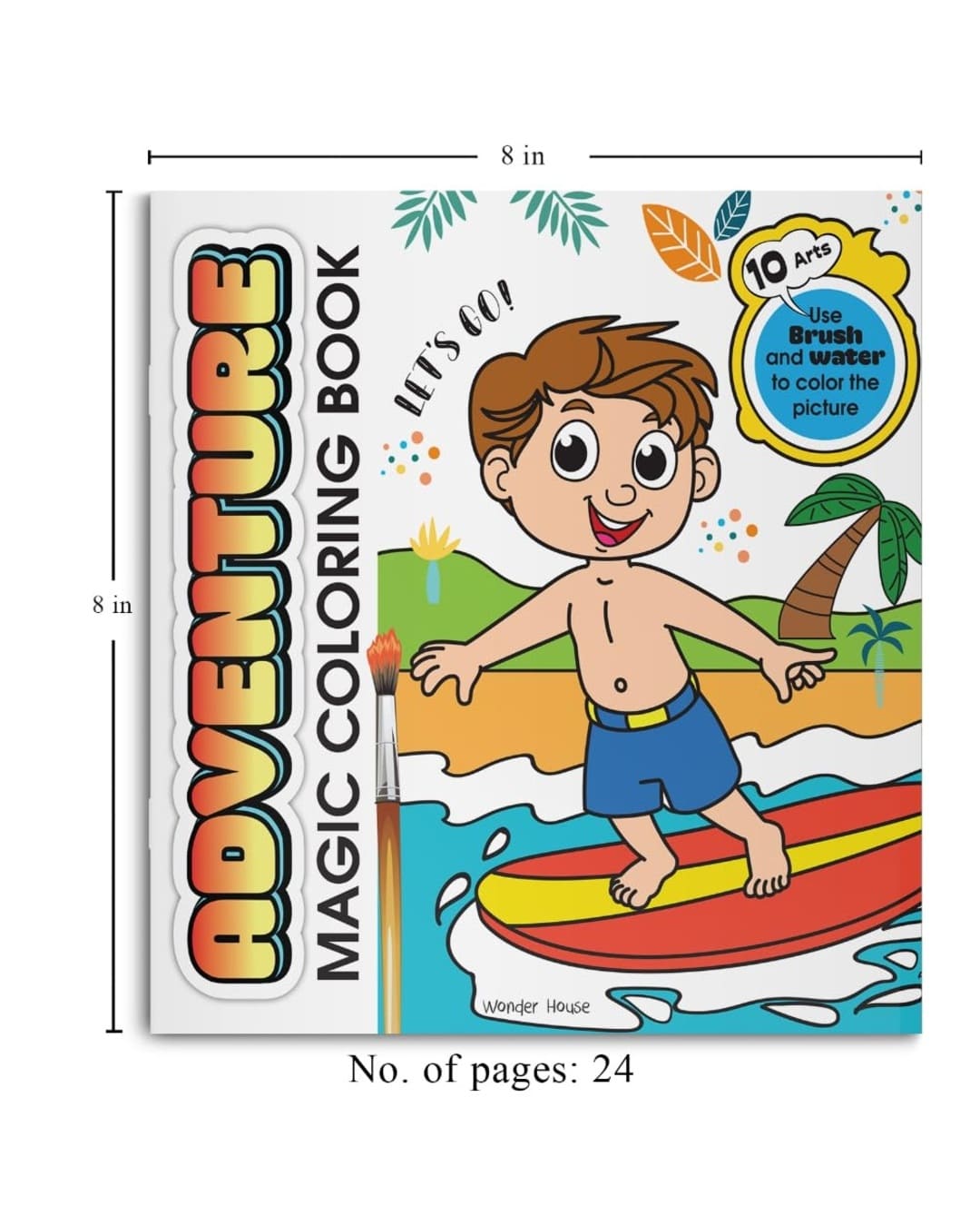 Adventure Magic Coloring Book by Wonder House Books [Paperback] - versoz.com