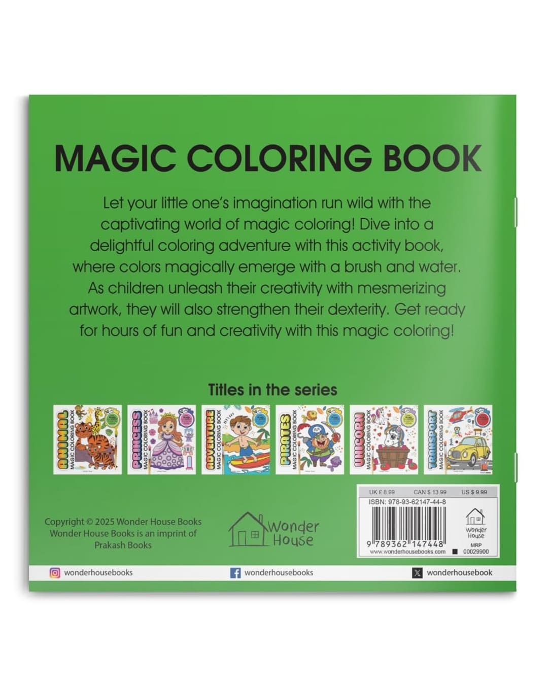 Dinosaur Magic Coloring Book by Wonder House Books [Paperback] - versoz.com