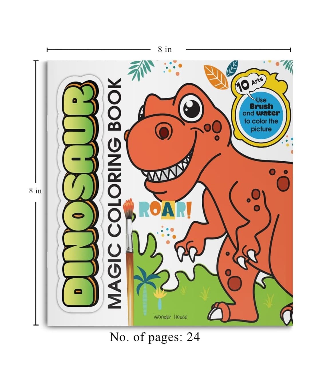 Dinosaur Magic Coloring Book by Wonder House Books [Paperback] - versoz.com