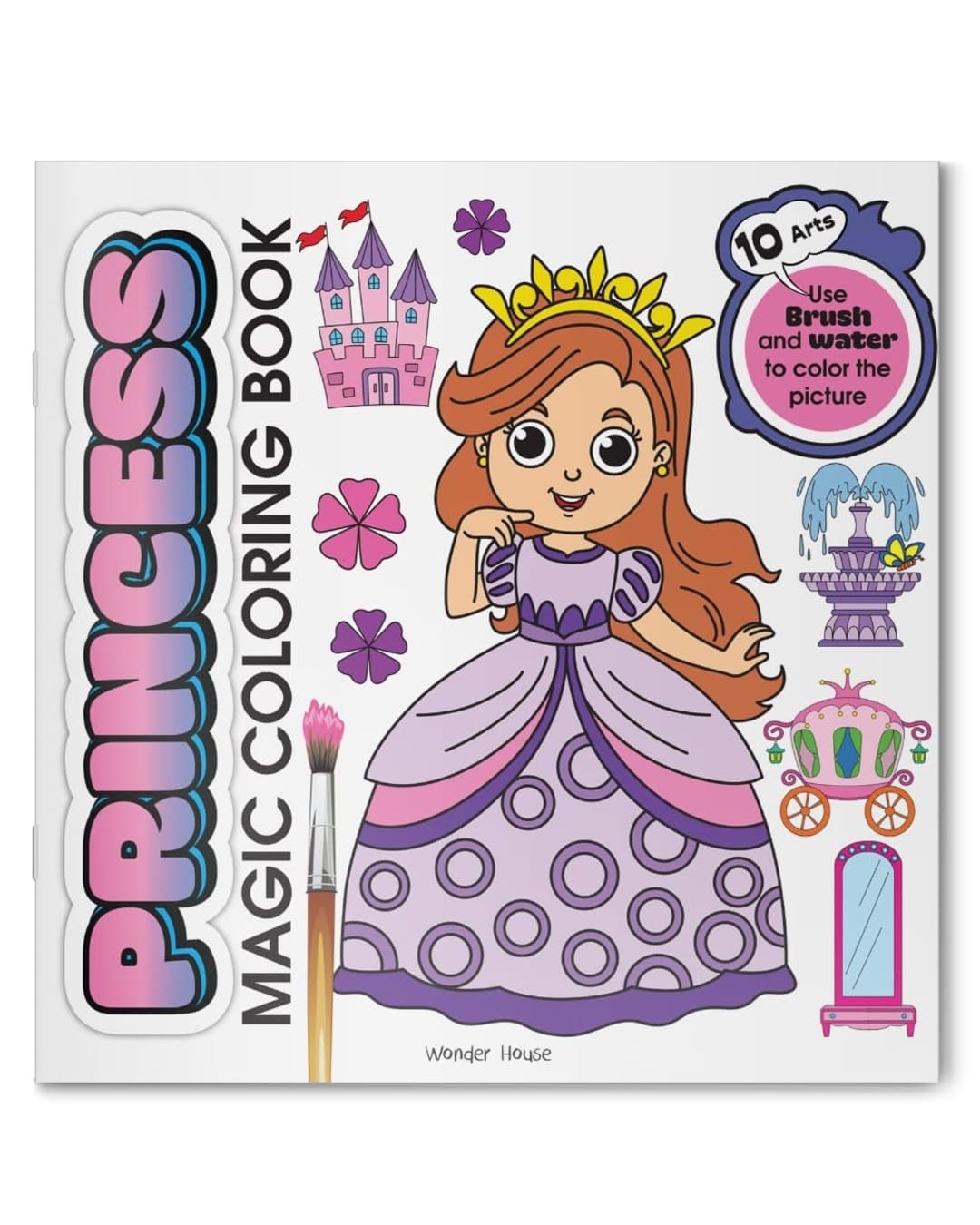 Princess Magic Coloring Book by Wonder House Books [Paperback] - versoz.com
