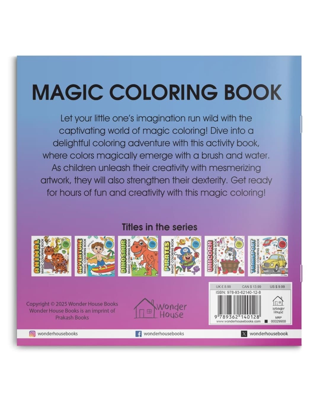 Princess Magic Coloring Book by Wonder House Books [Paperback] - versoz.com