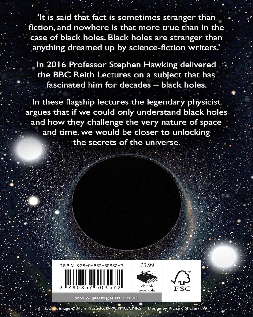 Black Holes: The Reith Lectures by STEPHEN HAWKING [Paperback] - versoz.com