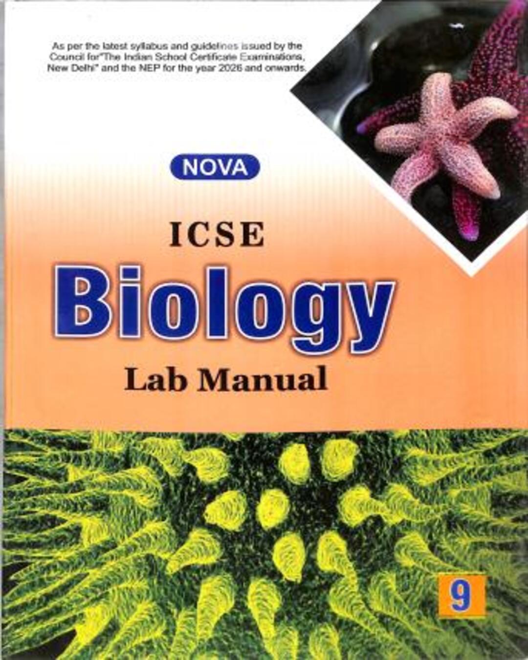 Nova ICSE Biology Lab Manual Class 9 (NEP) - versoz.com