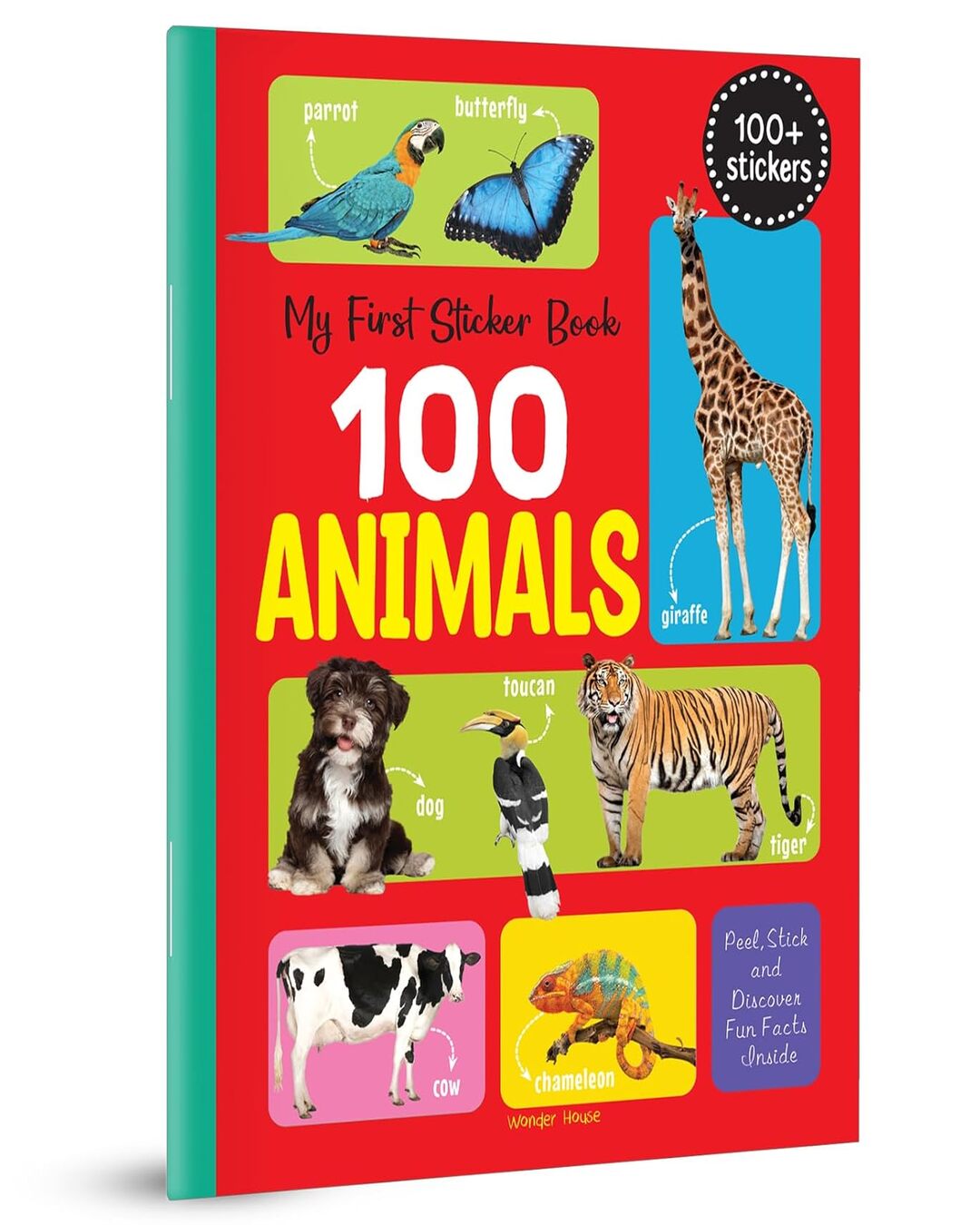 My First 100 Animals Stickers by Wonder House [Paperback] - versoz.com