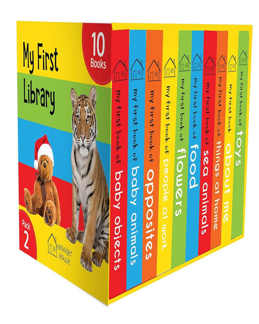 My First Library Pack 2: Boxset of 10 Board Books For Kids (Pack-2) [Board Book] - versoz.com