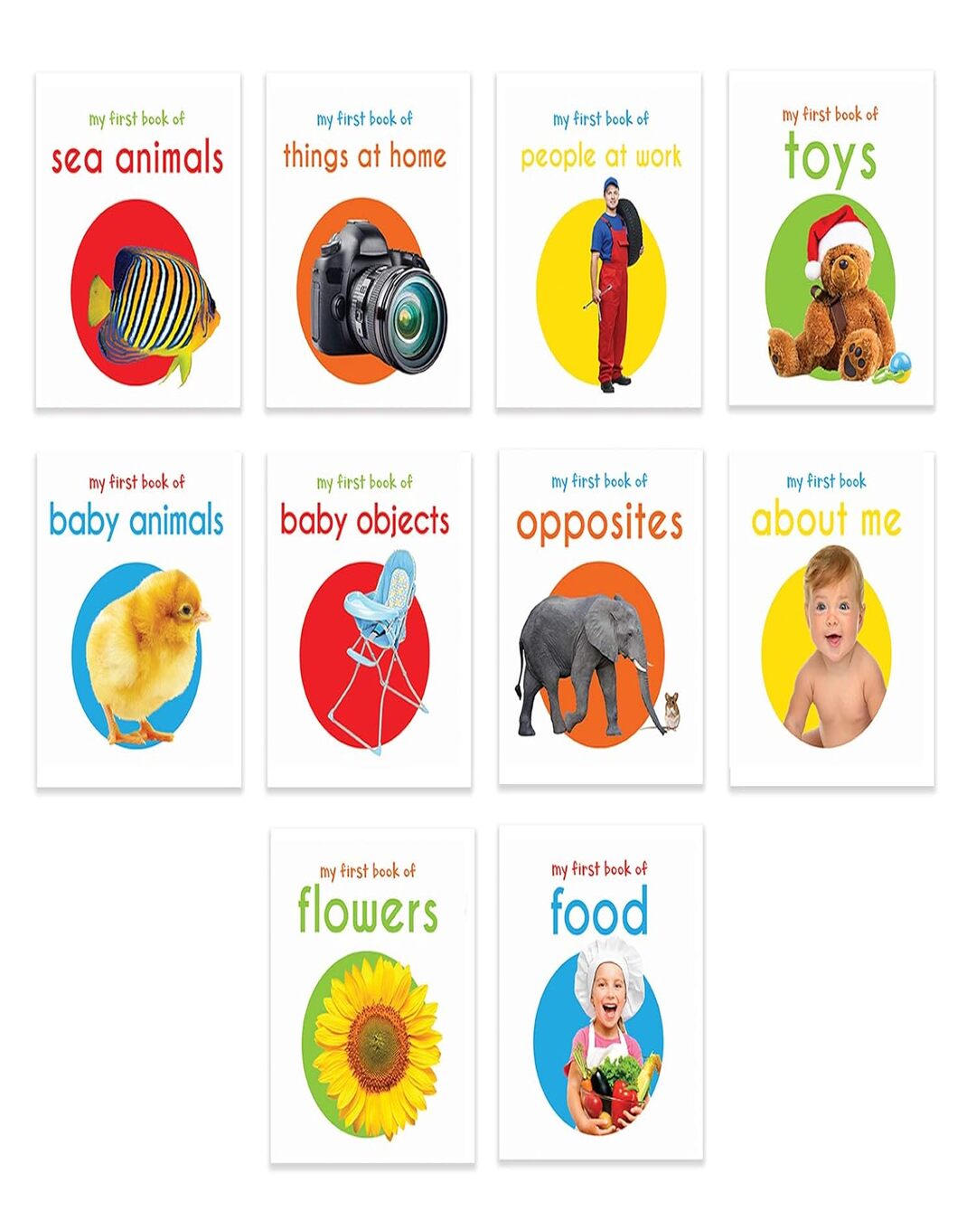 My First Library Pack 2: Boxset of 10 Board Books For Kids (Pack-2) [Board Book] - versoz.com