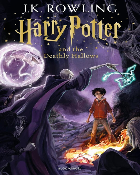 Harry Potter And The Deathly Hallows - 7 by J K Rowling [Paperback] - versoz.com