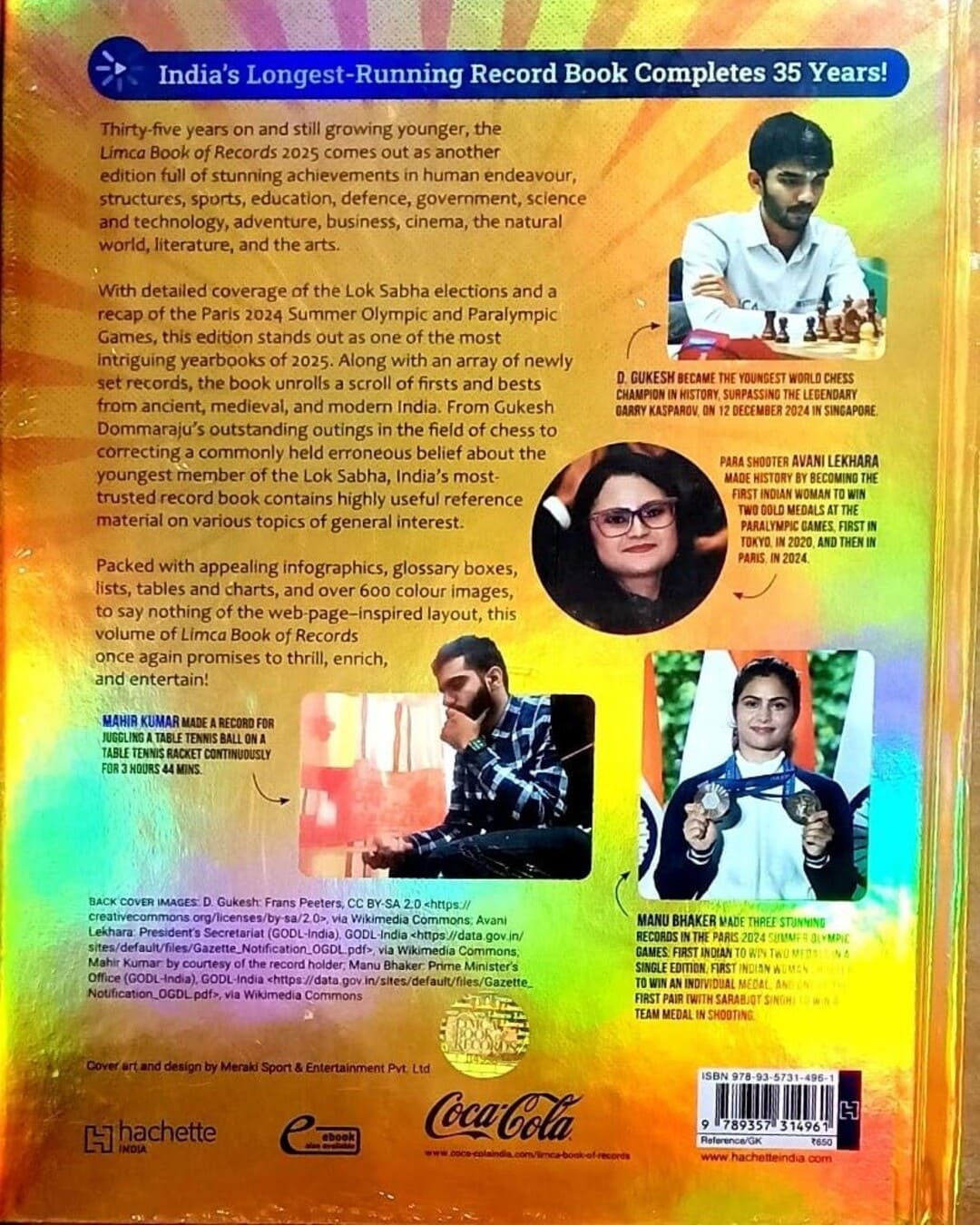 Limca Book of Records 2025 by Hachette [Hardcover] - versoz.com