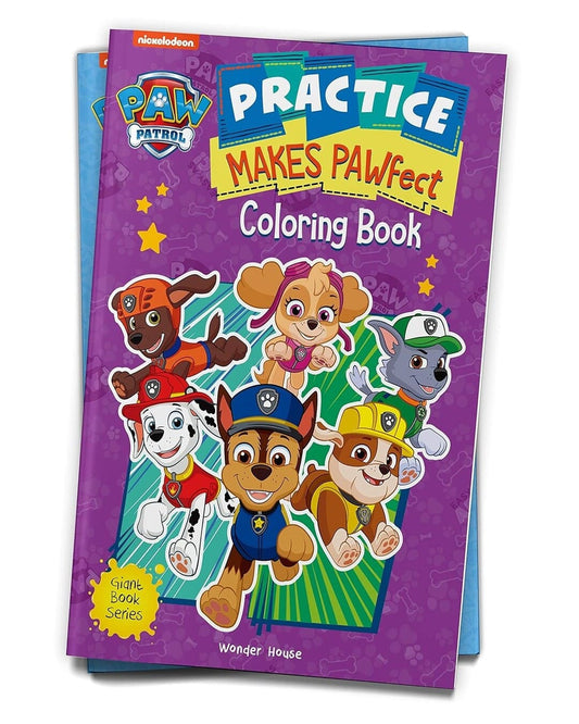 Practice Makes PAWfect : Paw Patrol Giant Coloring Book for Kids by Wonder House Books [Paperback] - versoz.com