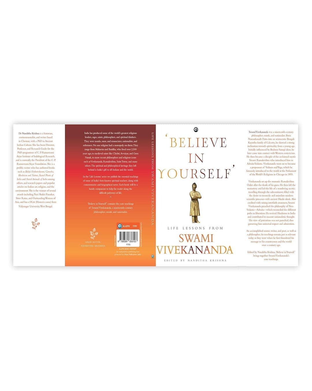 ‘Believe in Yourself’: Life Lessons From Swami Vivekananda Edited by Nanditha Krishna [Hardcover] - versoz.com