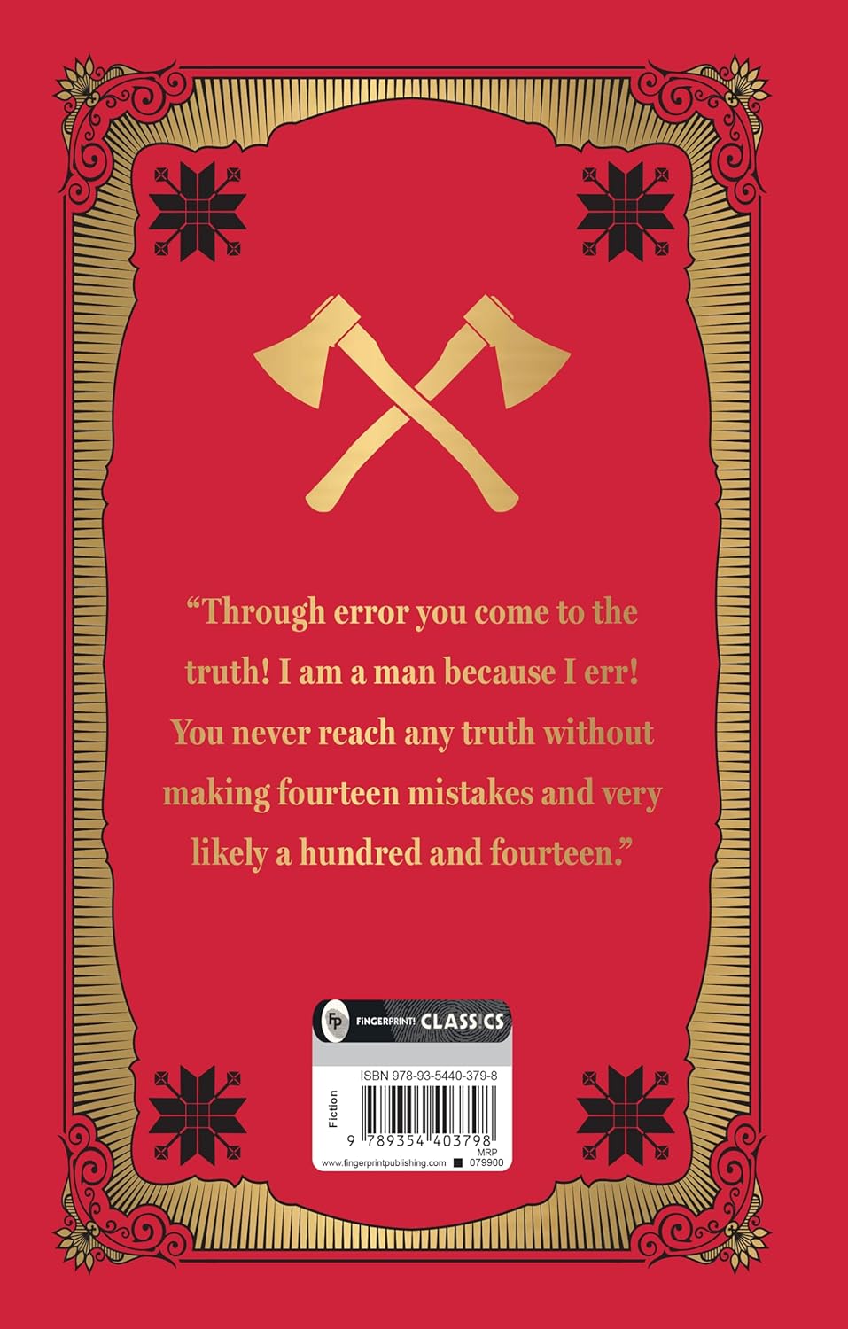 Crime and Punishment (Deluxe Hardbound Edition) by Fyodor Dostoevsky [Hardcover] - versoz.com