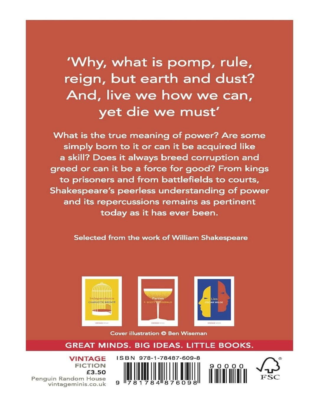 Power (Vintage Mini) by William Shakespeare [Paperback] - versoz.com