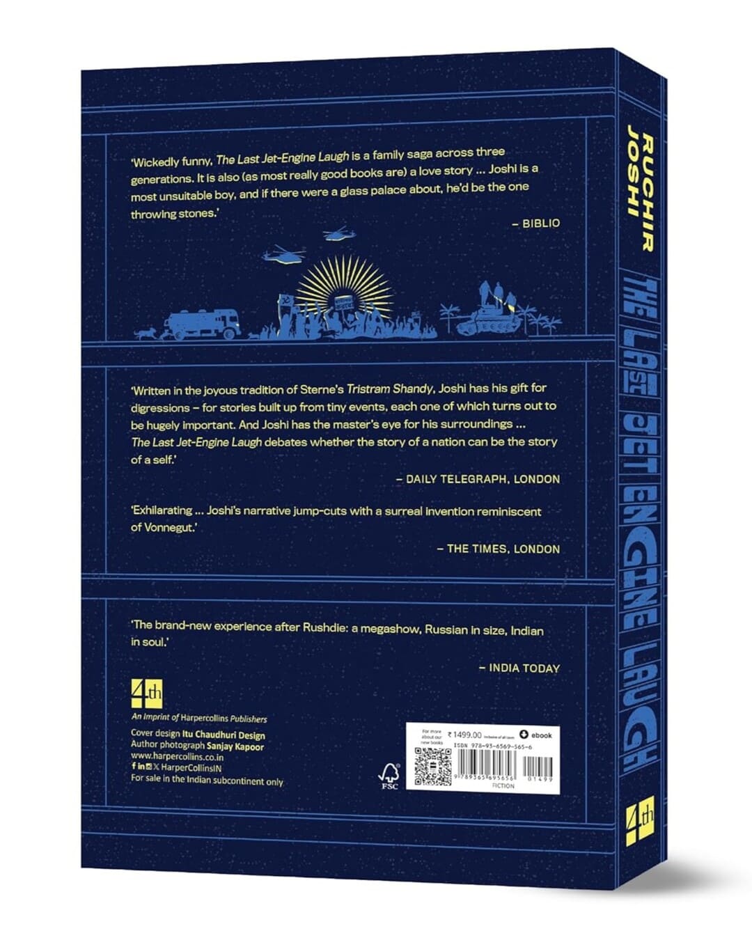 The Last Jet-Engine Laugh by Ruchir Joshi [Paperback] - versoz.com