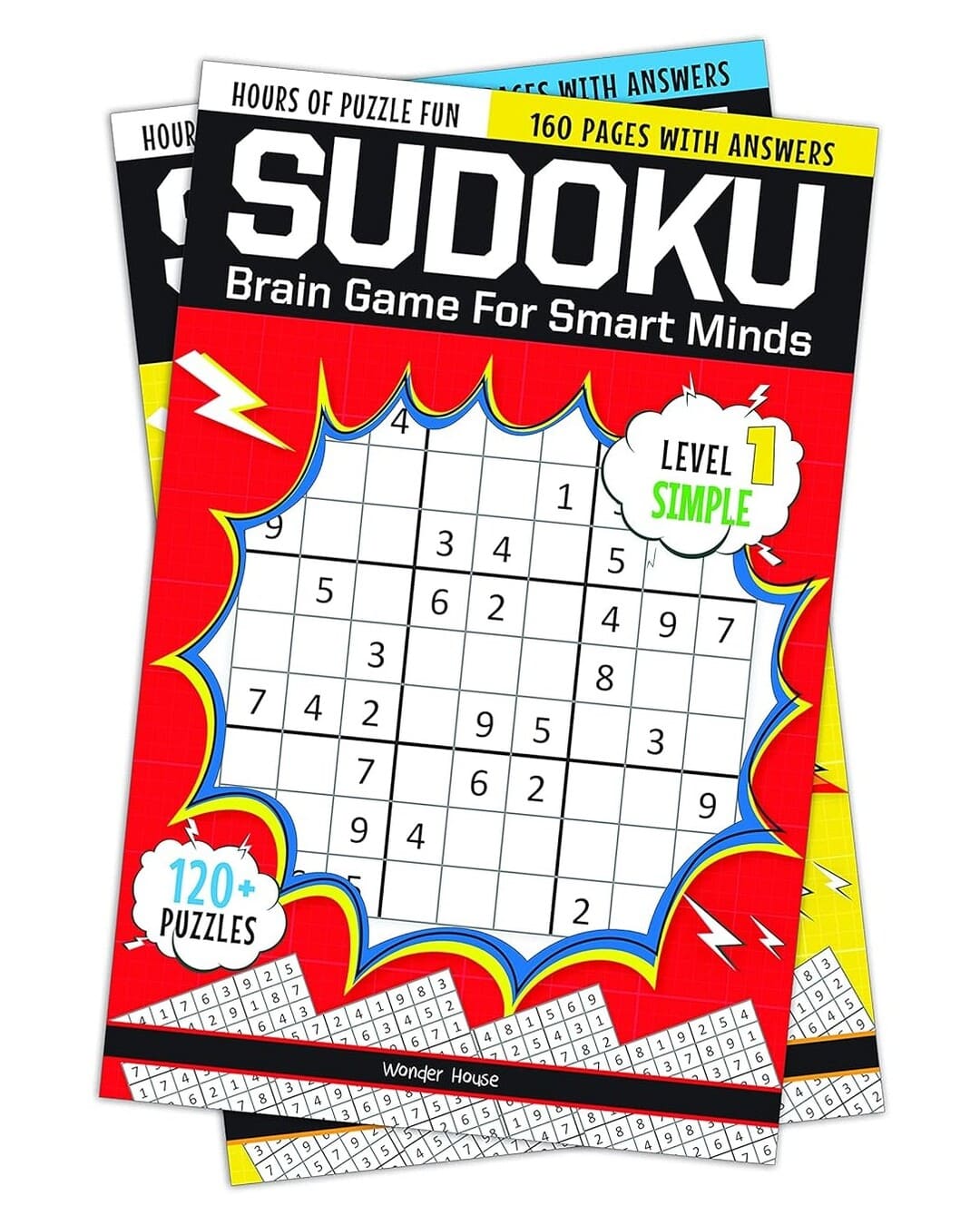 Sudoku : Brain Games for Smart Minds : Level 1 Simple by Wonder House Books [Paperback] - versoz.com