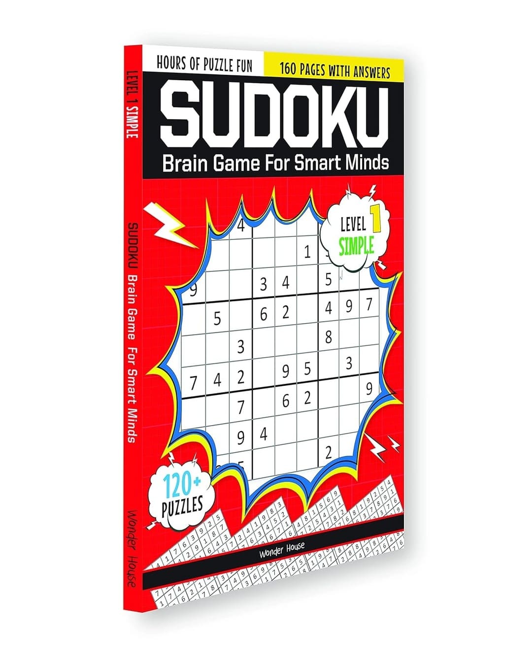 Sudoku : Brain Games for Smart Minds : Level 1 Simple by Wonder House Books [Paperback] - versoz.com