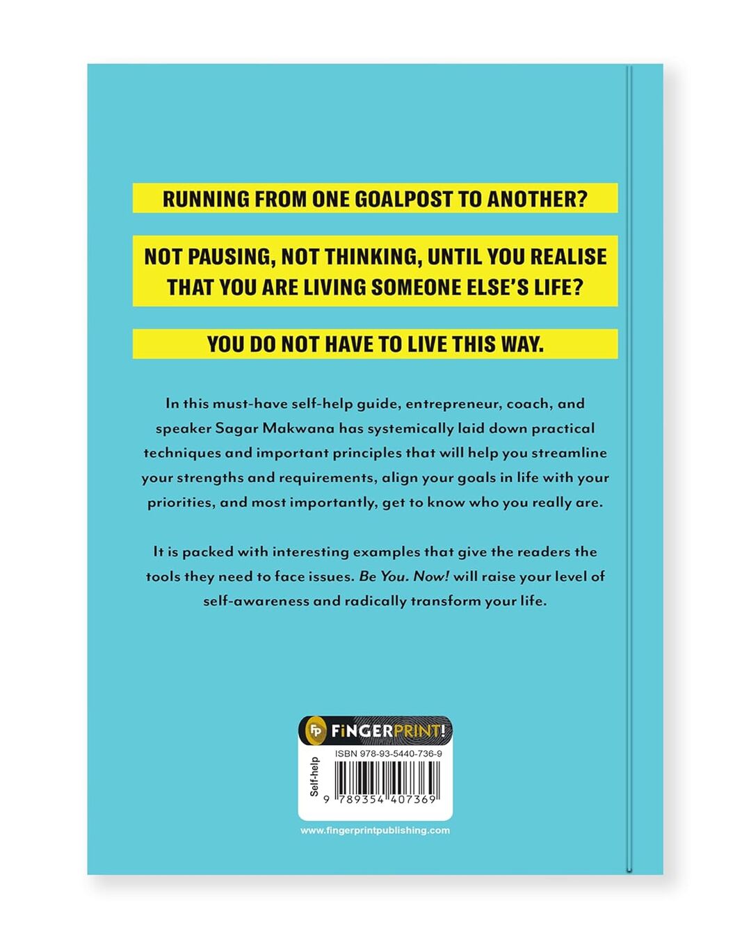 Be You. Now! - Redefine Your Approach to Life by Sagar Makwana [Paperback] - versoz.com