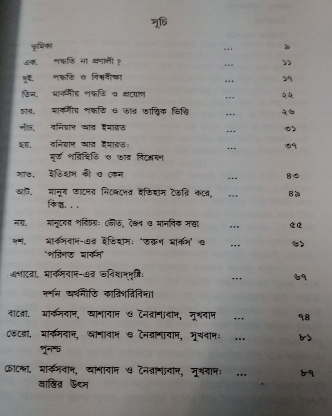 Marksbad Jijnasa by Ramkrishna Bhattacharya [Paperback]