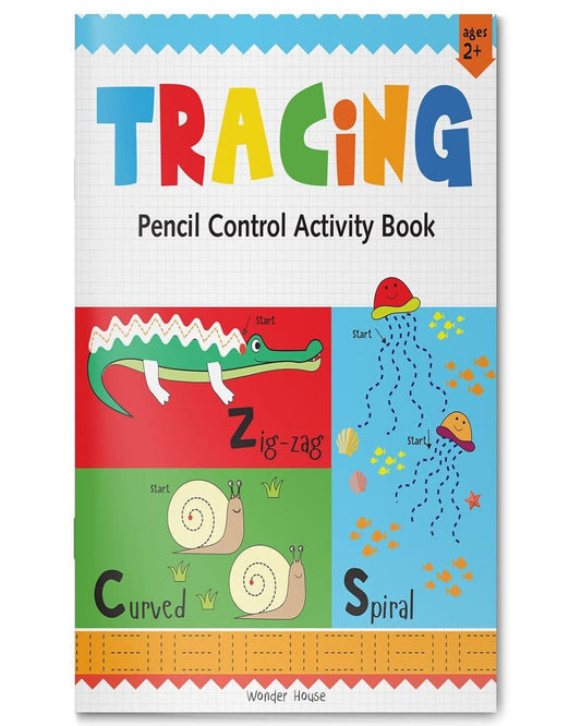 Preschool Activity Book: Tracing - Pencil Control Activity Book For Kids by Wonder House Books [Paperback] - versoz.com