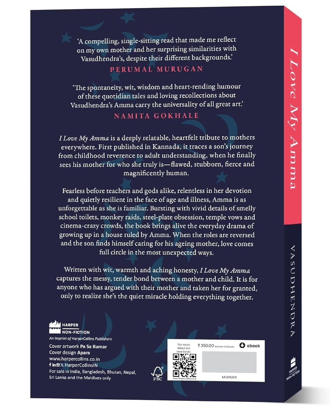 I Love My Amma by Vasudhendra [Paperback]