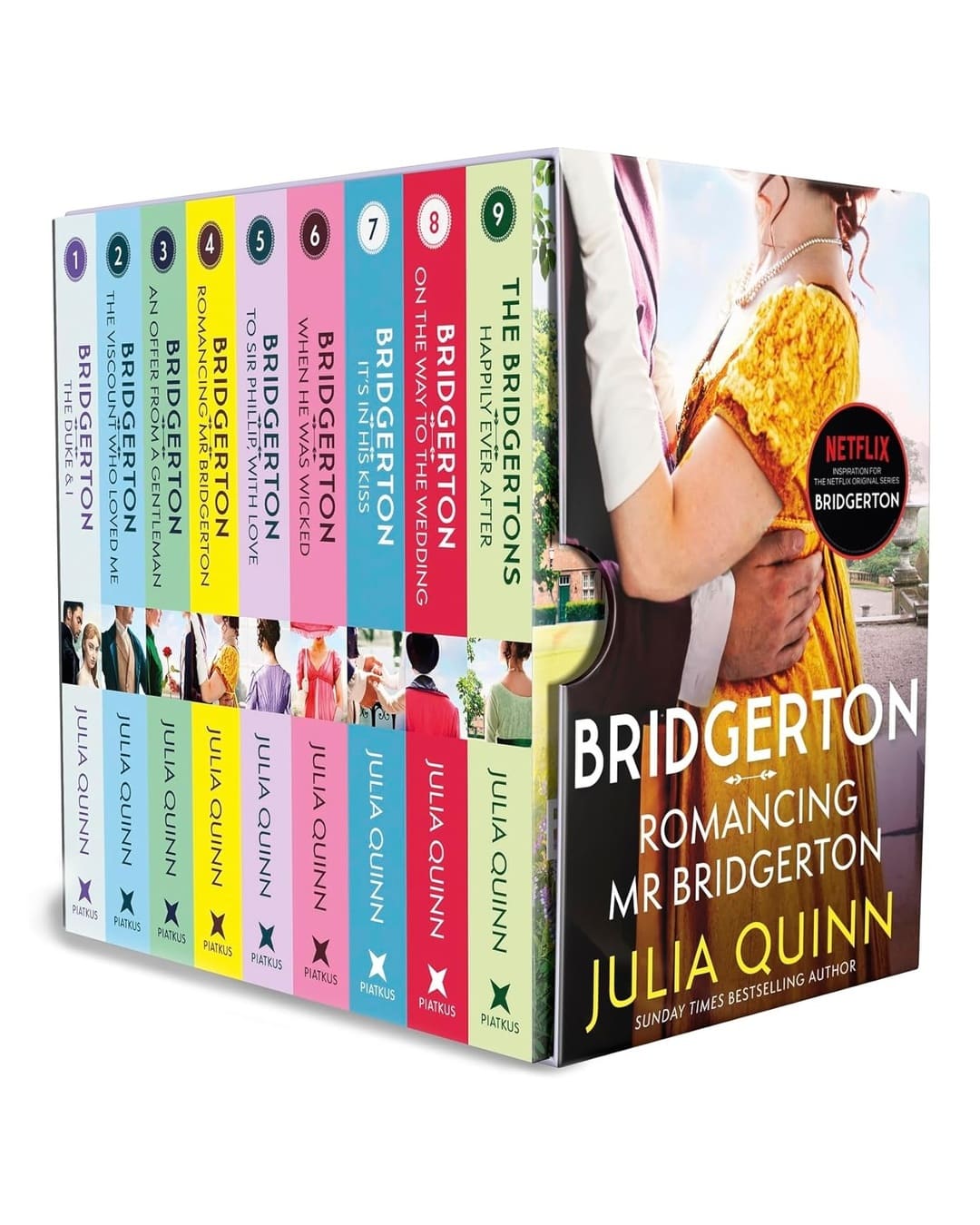 The Bridgerton Collection : Books 1-9 by Julia Quinn [Paperback Box Set]
