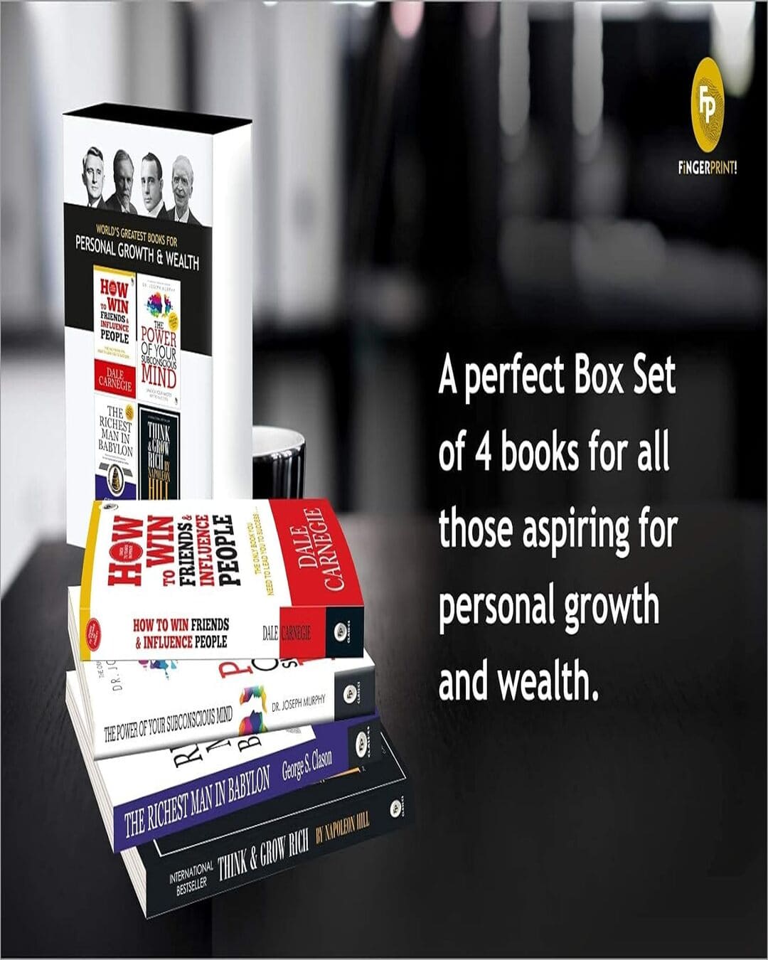 Worldâ€™s Greatest Books For Personal Growth & Wealth (Set of 4 Books) : Perfect Motivational Gift Set [Paperback] - versoz.com
